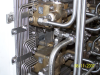 Diverter Unit stainless instrument fitter tubing installed